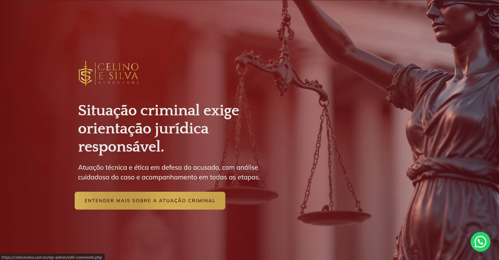 Capa do Case Celino e Silva