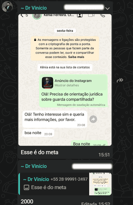 Evidência de resultado 3