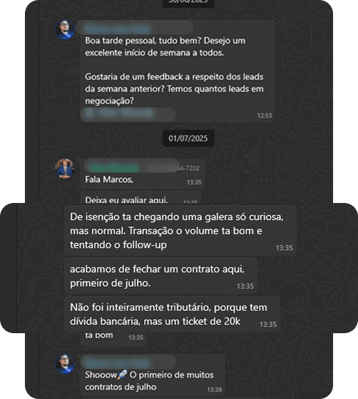 Depoimento de cliente